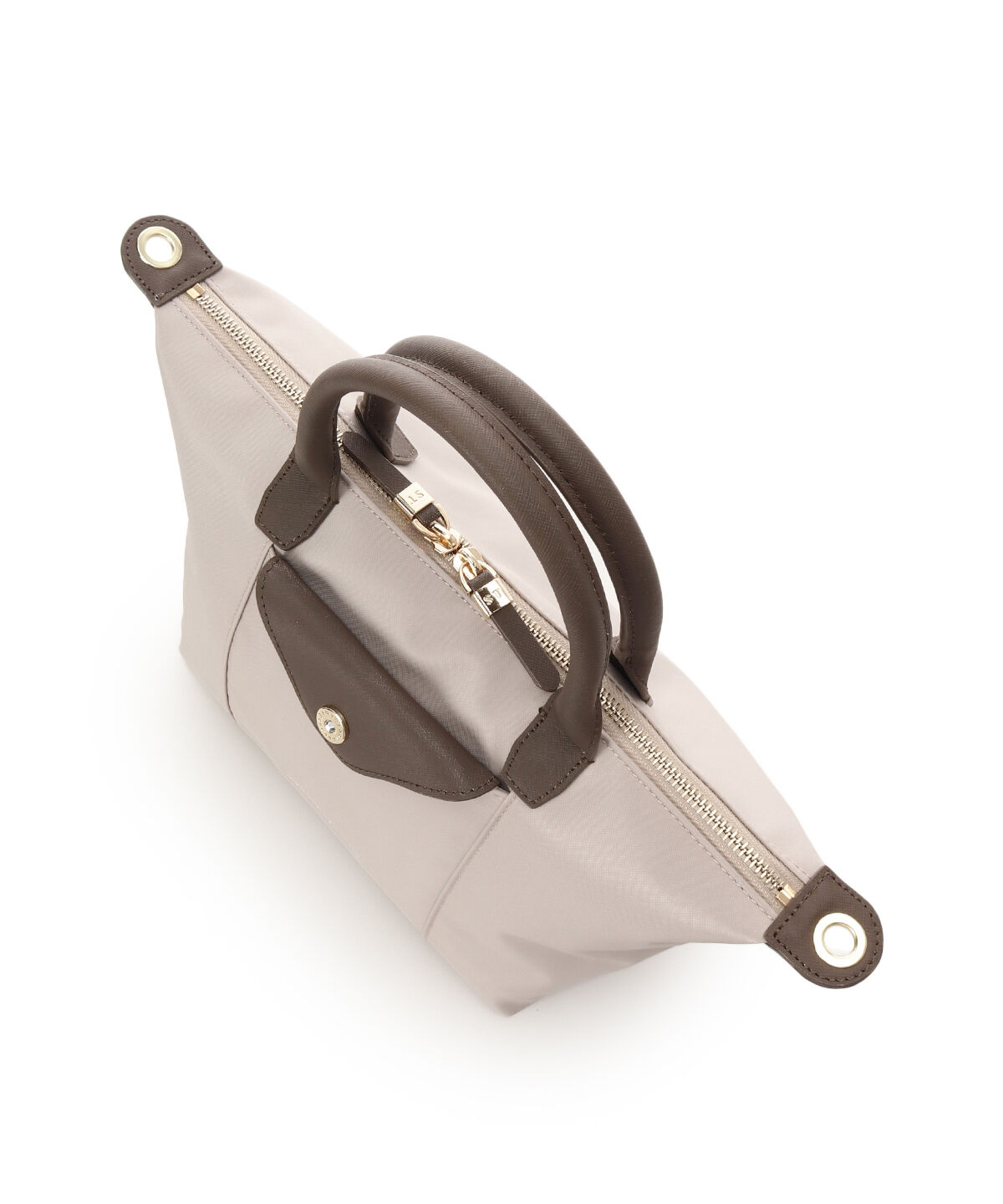 Samantha Thavasa「ナイロン&times;スプリットレザー カジュアルハンドバッグ」|ハンドバッグ|