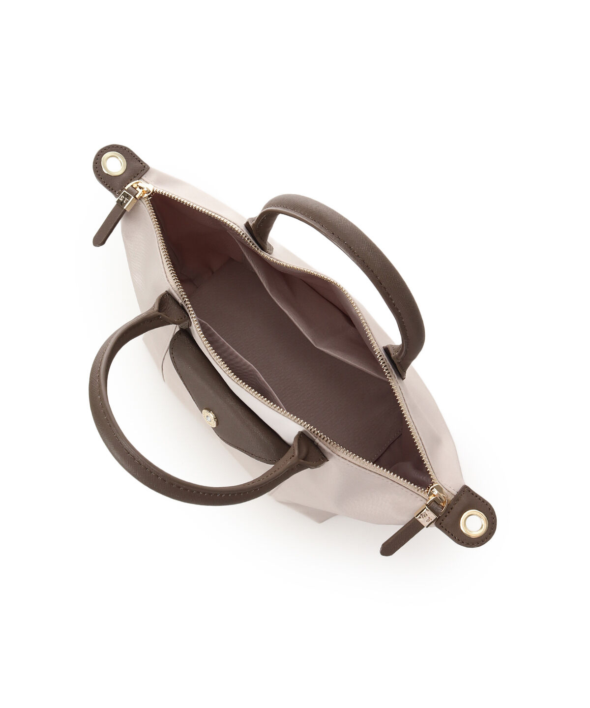 Samantha Thavasa「ナイロン&times;スプリットレザー カジュアルハンドバッグ」|ハンドバッグ|