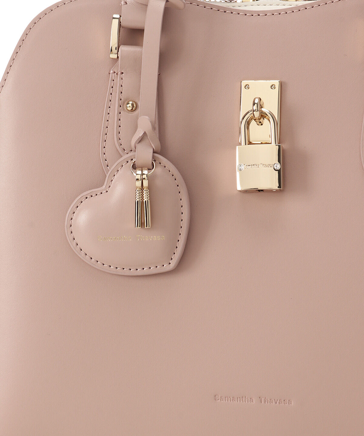 Samantha Thavasa「ハートモチーフレザーハンドバッグ 大サイズ」|ハンドバッグ|