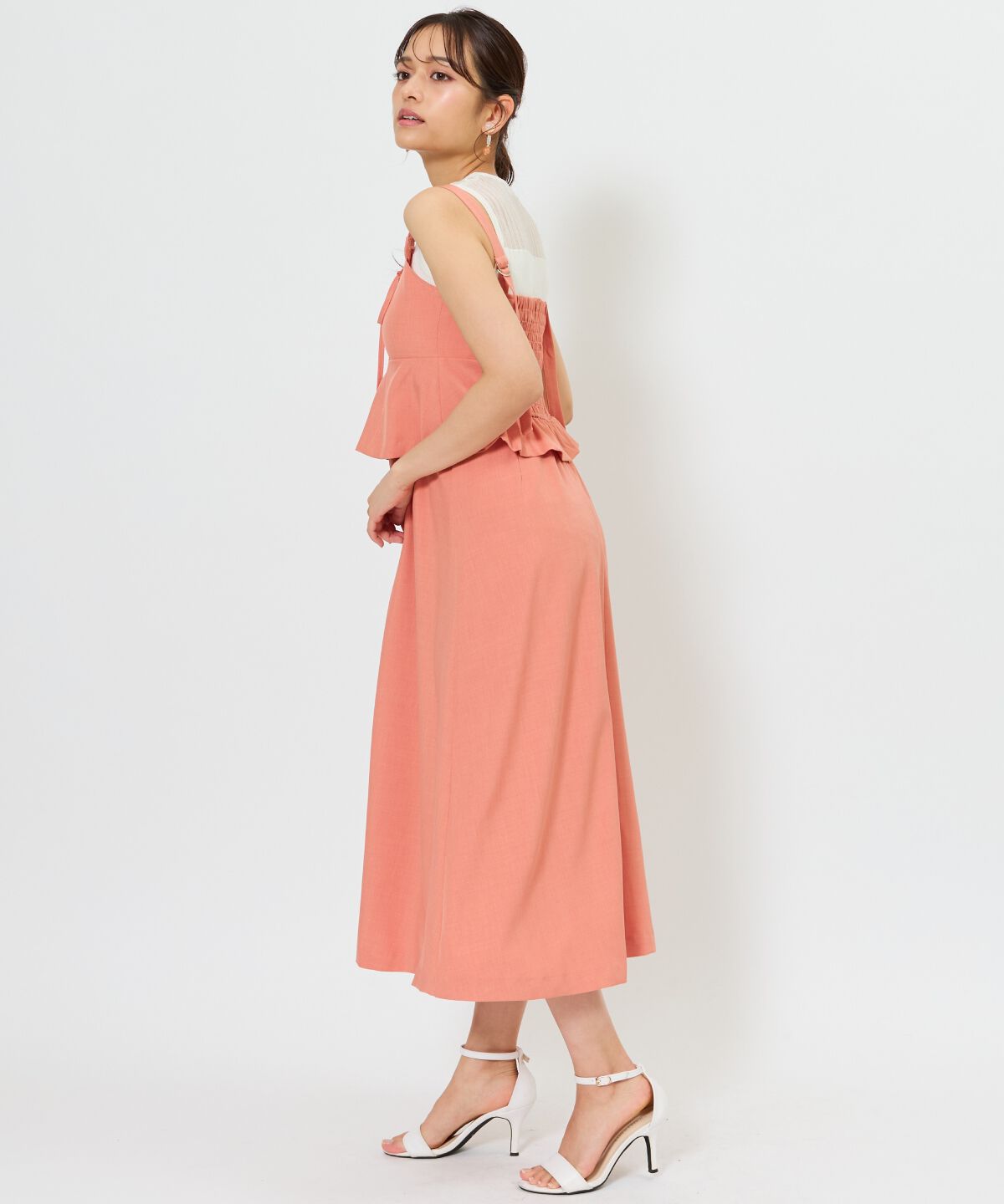 アンドクチュール「フロントレースアップジャンスカ」|ジャンパースカート|