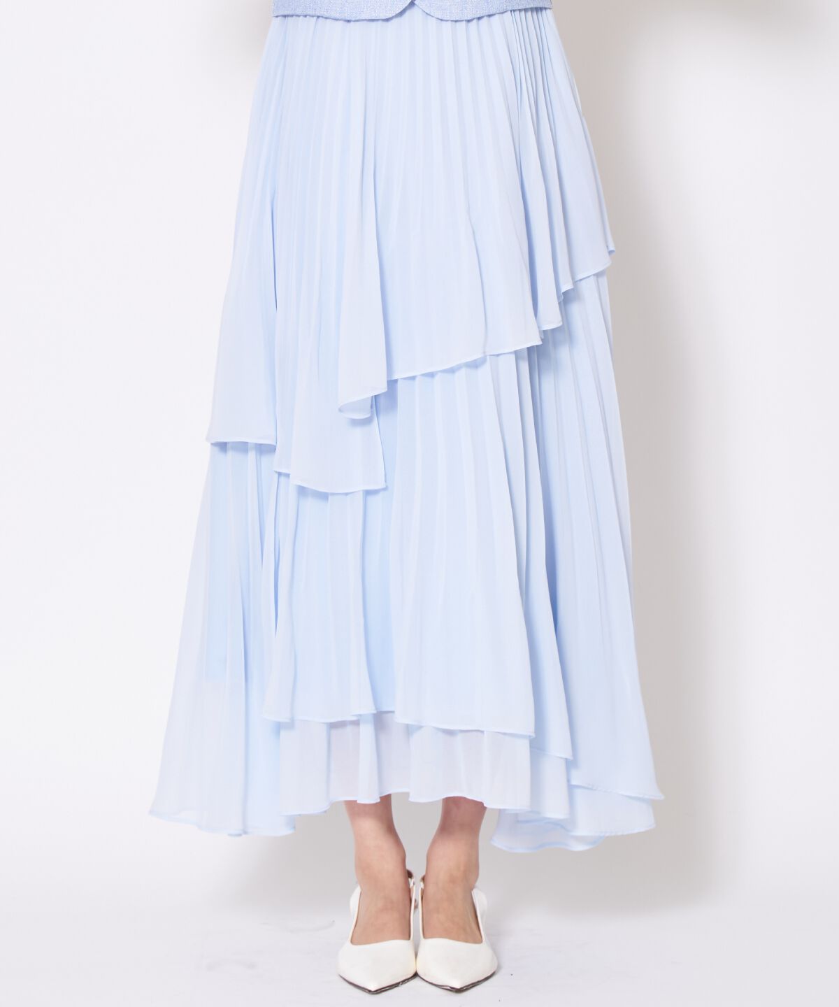 アンドクチュール「ツイードジャケットドッキングワンピース」|ワンピース|