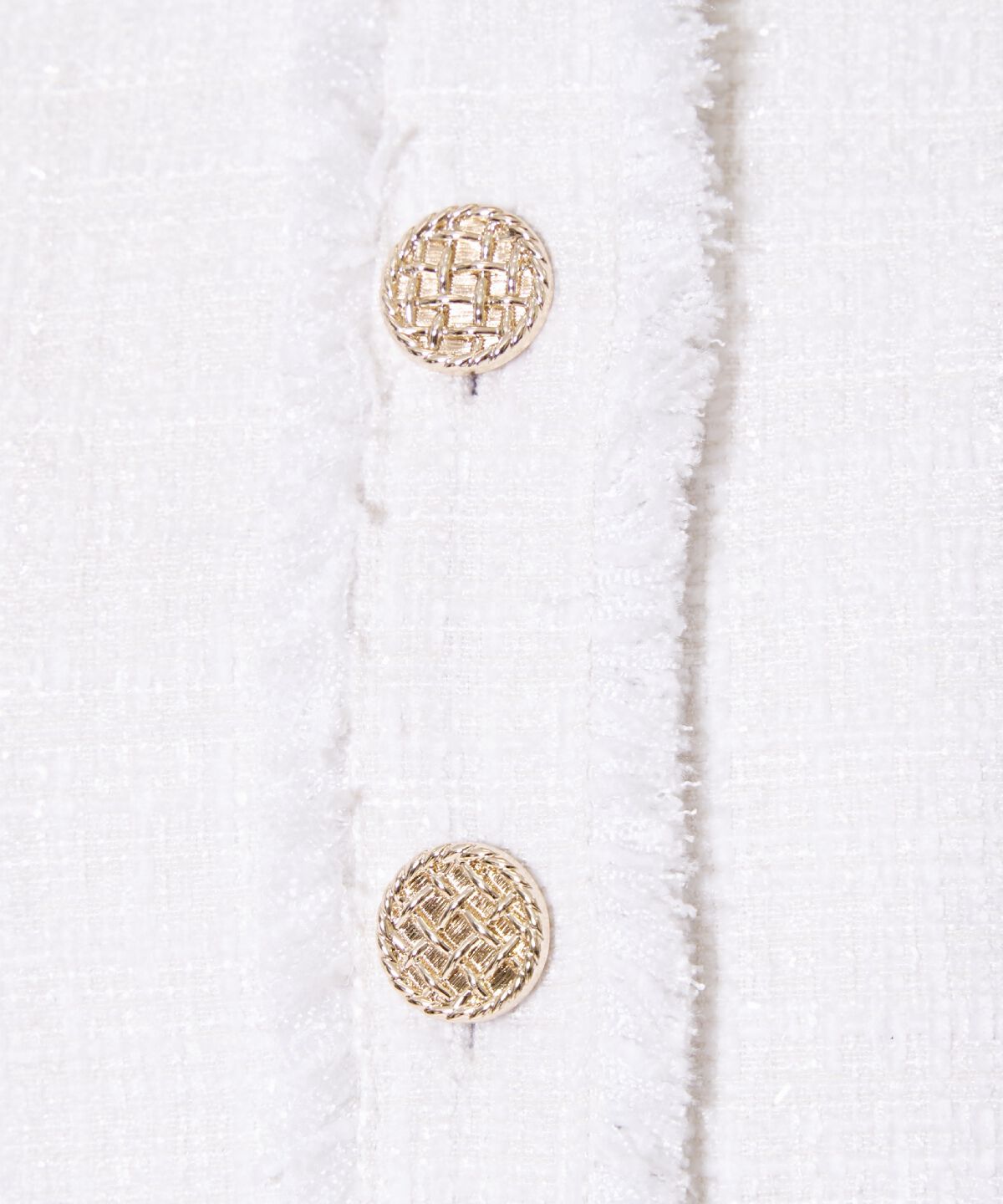 アンドクチュール「ツイードジャケット」|ノーカラージャケット|