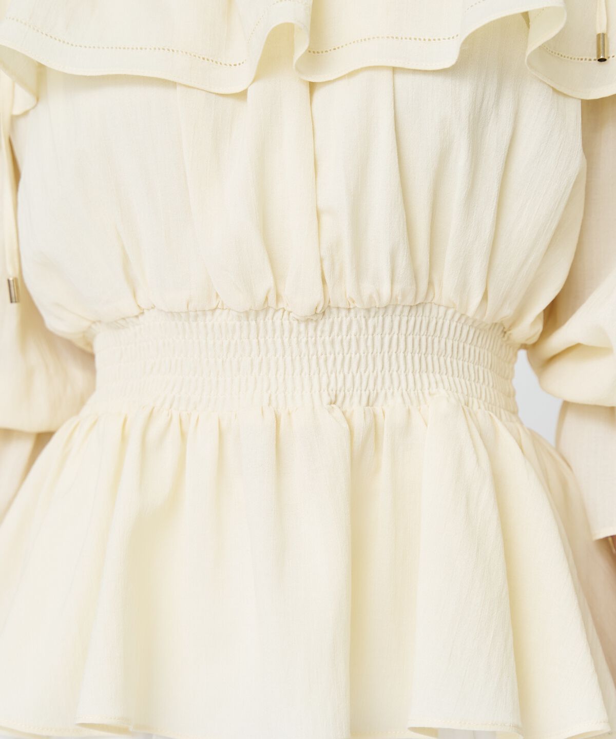 アンドクチュール「オフショルフリルブラウス」|シャツ・ブラウス|