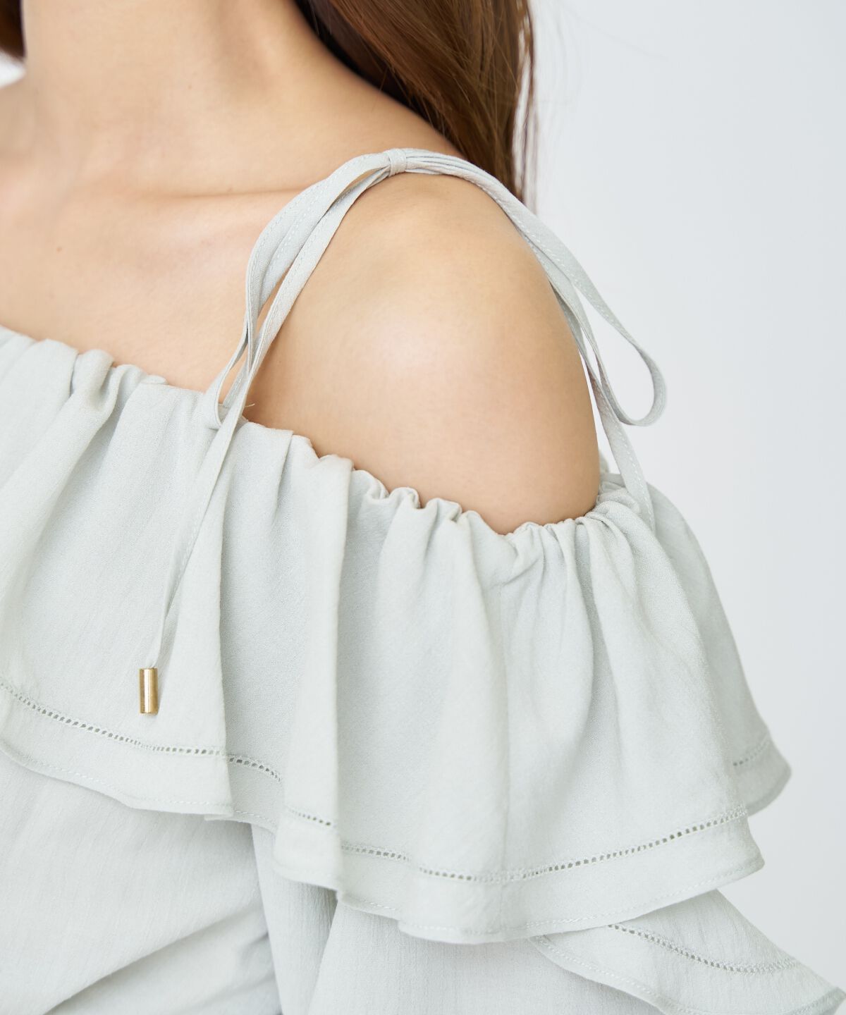 アンドクチュール「オフショルフリルブラウス」|シャツ・ブラウス|