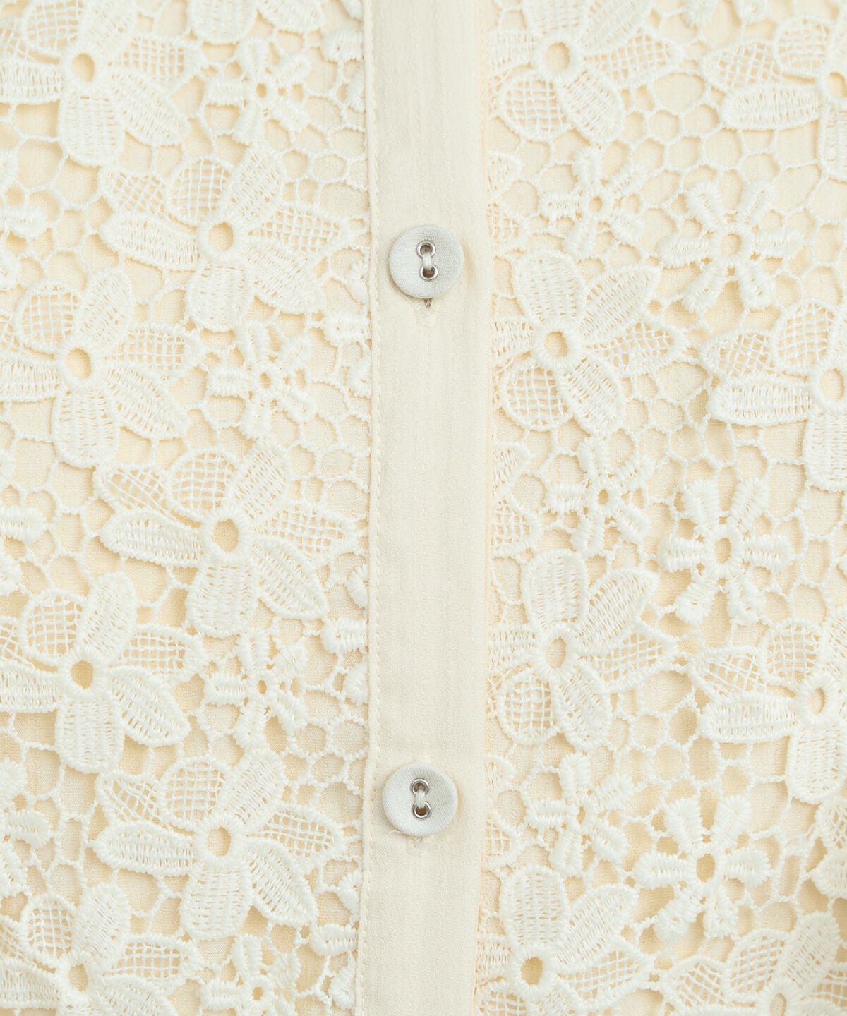 アンドクチュール「レースフリルシャツワンピース」|ワンピース|