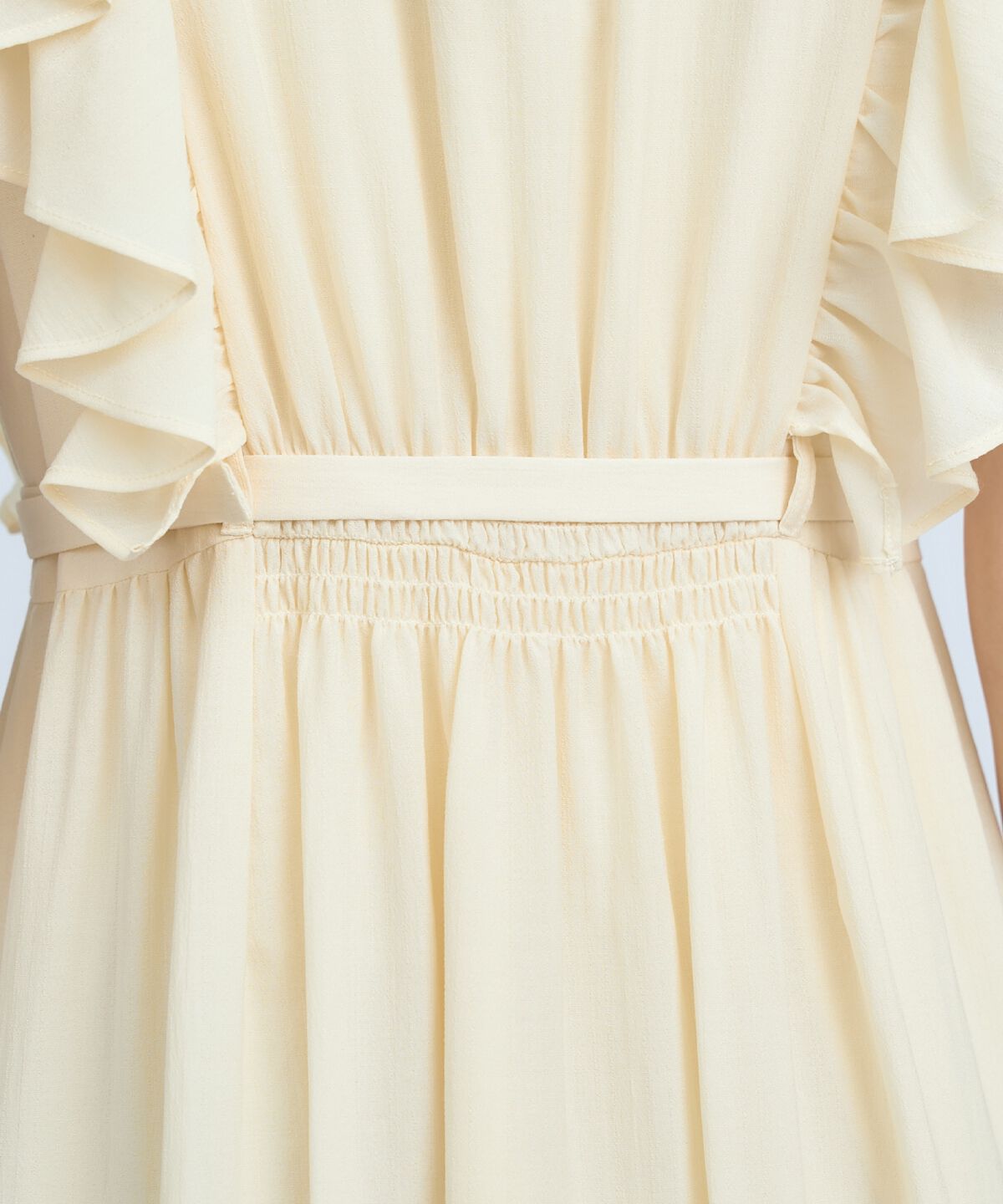 アンドクチュール「レースフリルシャツワンピース」|ワンピース|