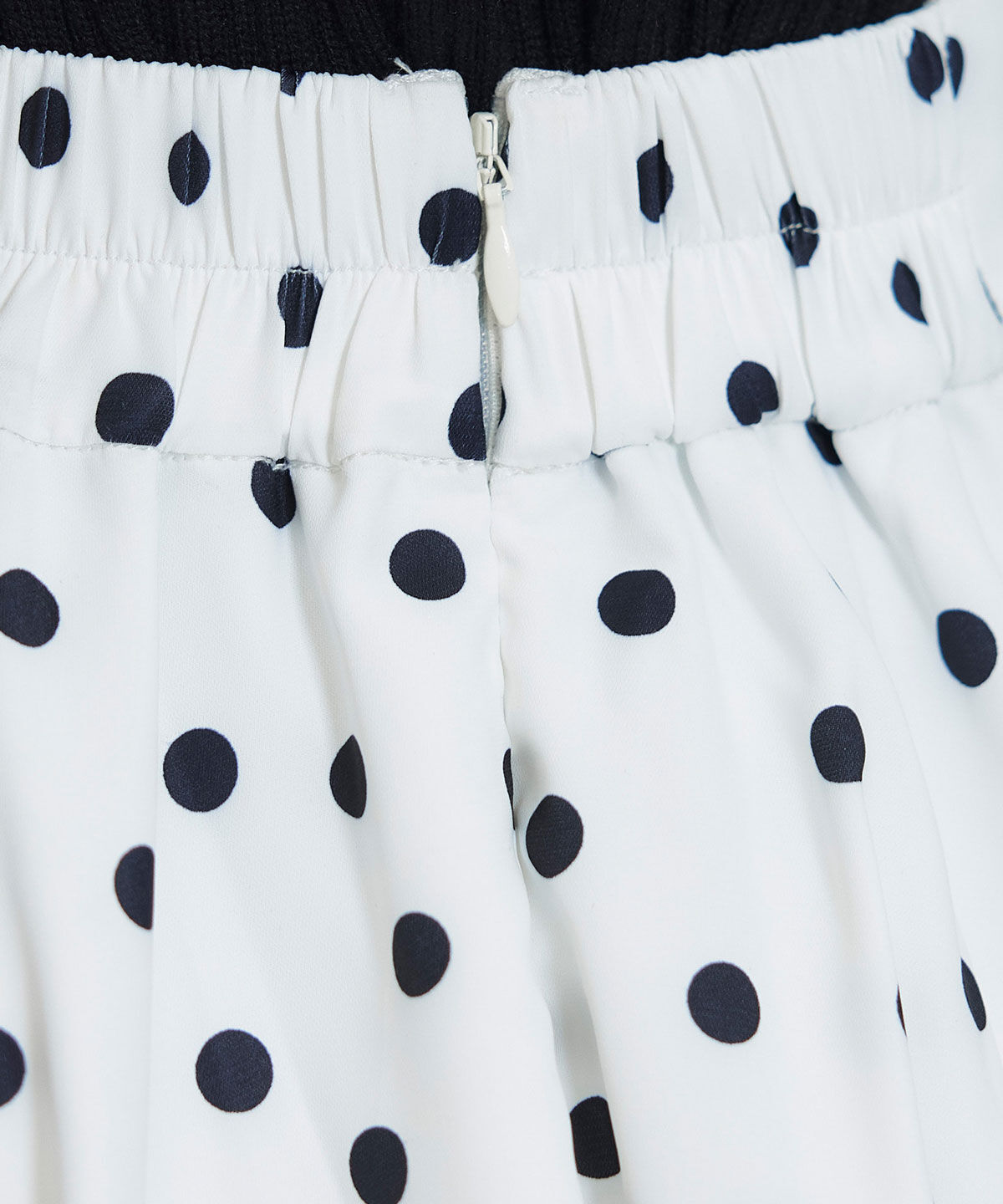 REDYAZEL「ドットチュールティアードロングスカート」|フレア|