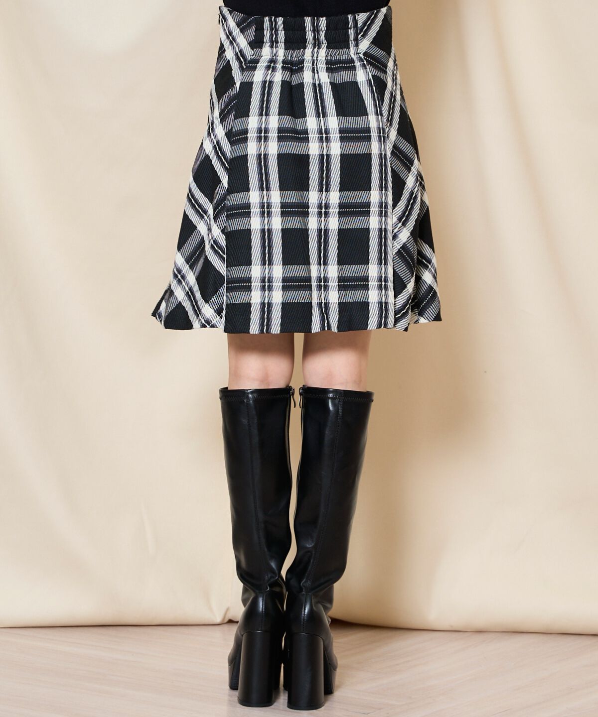 WILLSELECTION「ボックスタックミニスカート」|台形|