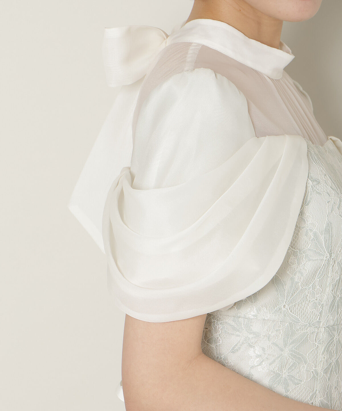 WILLSELECTION「シアーベールレースワンピース」|ドレス|