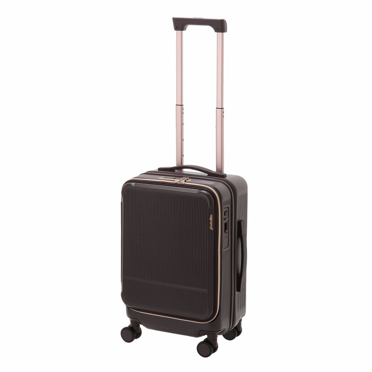 Jewelna Rose「Jewelna Rose エルダートローリー カップホルダー付 機内持ち込みサイズ 34/41リットル 05401」|キャリーケース|