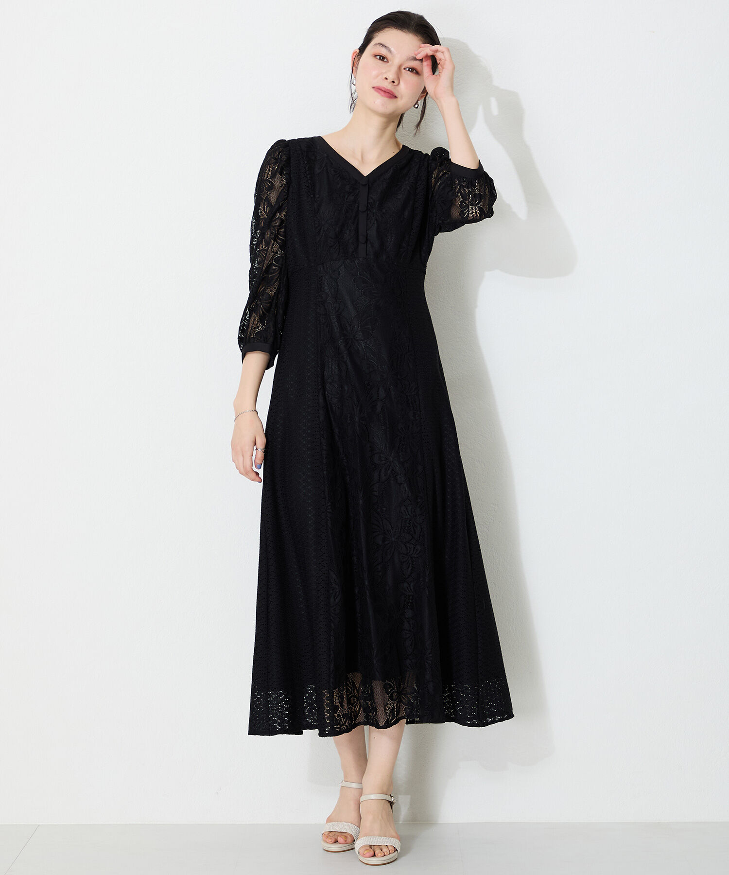 ORiental TRaffic「ラウンドトゥラインヒールサンダル/51208 サンダル トレンド 人気」|サンダル|