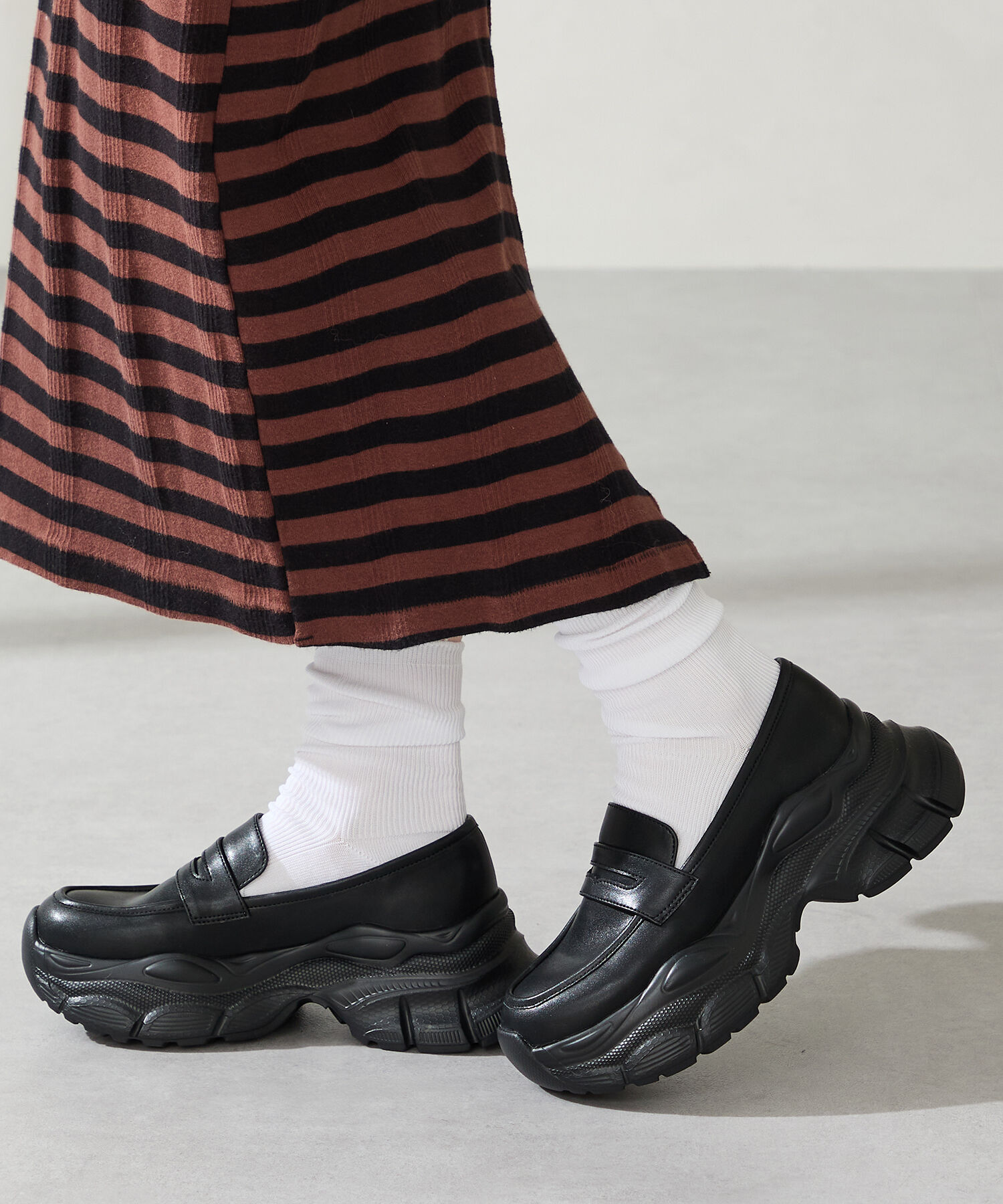 ORiental TRaffic「スニーカーソール ローファー /51326 厚底」|スニーカー|