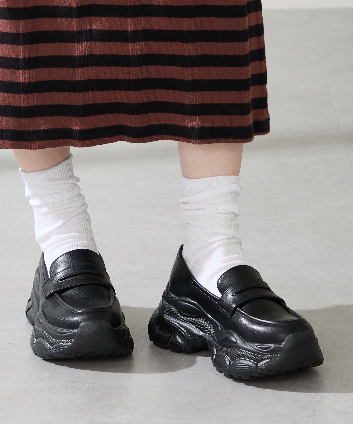 ORiental TRaffic「スニーカーソール ローファー /51326 厚底」|スニーカー|