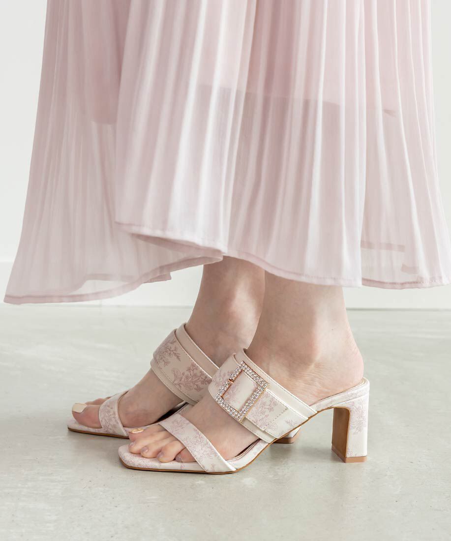  「トワルドゥジュイビジューパーツサンダル」|パンプス|