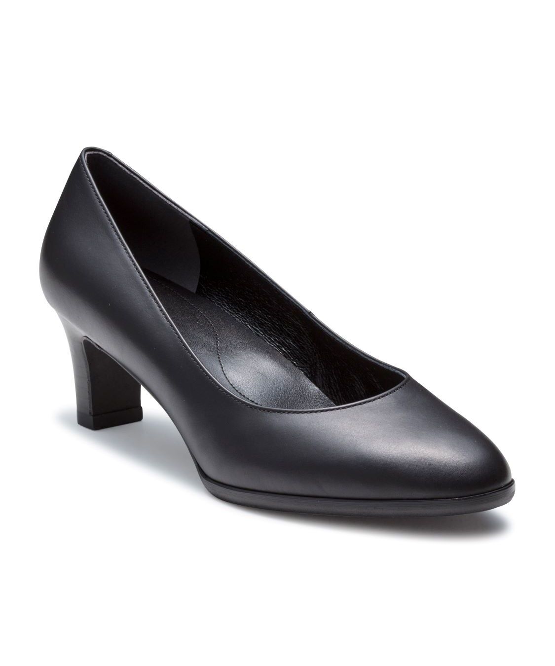 REGAL SHOES「REGAL【定番】ゆったりウィズ（幅）のプレーンパンプス【ヒール55mm】商品コード：F14JAEEA」|パンプス|