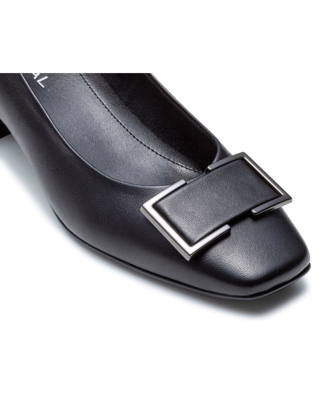 REGAL SHOES「REGAL　スクエアトウパンプス【ヒール35mm】　商品コード：F53RAL」|パンプス|