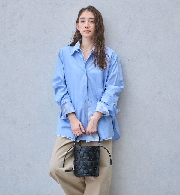 UNITED ARROWS「パネル メッシュ バケットバッグ」|ショルダー・メッセンジャー|