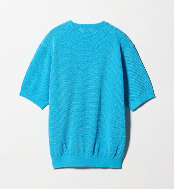 UNITED ARROWS「シャーリーカーン バーズアイ ショートスリーブ クルーネック ニットTシャツ」|ニット・セーター|