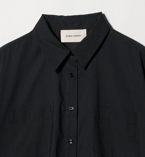 AEWEN MATOPH「＜AEWEN MATOPH＞ペプラムショートスリーブシャツ ウォッシャブル」|シャツ・ブラウス|