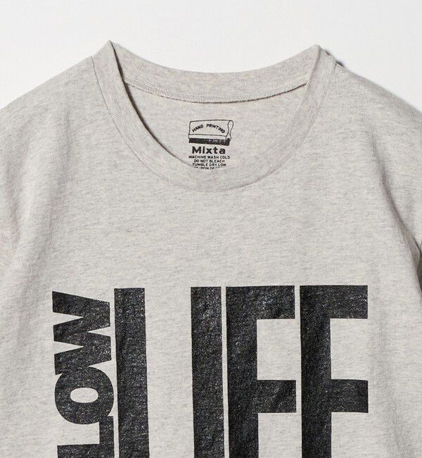 UNITED ARROWS「【別注】＜MIXTA＞SLOW LIFE Tシャツ LT.GRAY」|Tシャツ・カットソー|