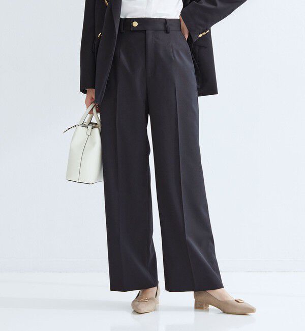 UNITED ARROWS green label relaxing「［size SHORT/TALLあり］Greed グリード ストレート パンツ ウォッシャブル」|スラックス|