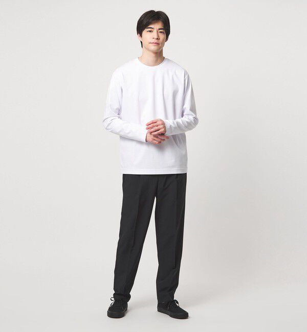 UNITED ARROWS green label relaxing「オーガニック コットン ポンチ クルーネック Tシャツ」|Tシャツ・カットソー|