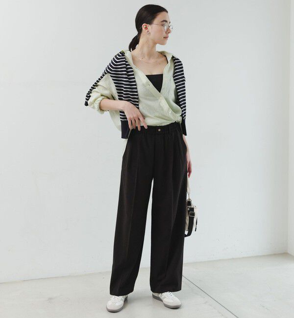 UNITED ARROWS green label relaxing「【結論シリーズ】リネン2WAYシャツ［size SHORTあり］」|シャツ・ブラウス|