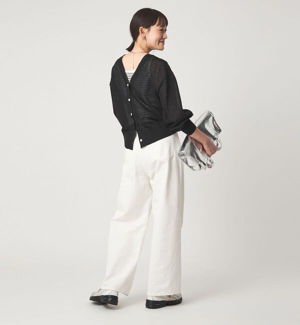 UNITED ARROWS green label relaxing「【結論シリーズ】ビューティーネック2WAYカーデ ウォッシャブル」|カーディガン|