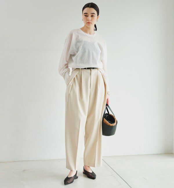 UNITED ARROWS green label relaxing「【結論シリーズ】ビューティーネック2WAYカーデ ウォッシャブル」|カーディガン|