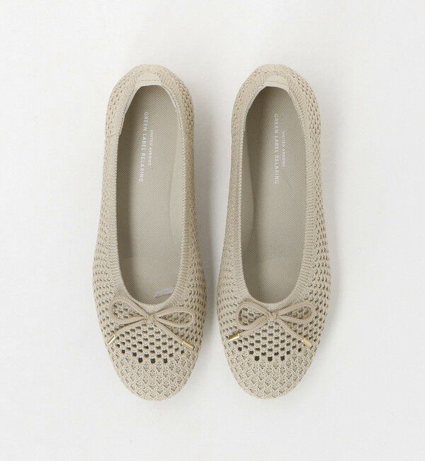 UNITED ARROWS green label relaxing「ウェルネスシアー バレエシューズ / ニットシューズ」|ローファー|