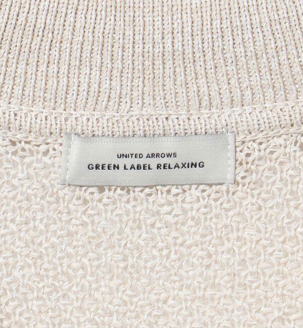 UNITED ARROWS green label relaxing「メランジ スキッパー プルオーバー ウォッシャブル」|ニット・セーター|