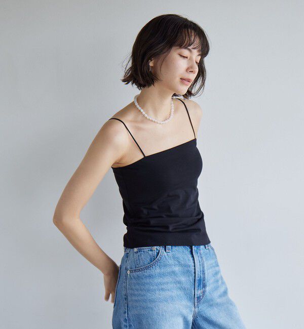 UNITED ARROWS green label relaxing「ベアトップキャミソール / カップインナー」|キャミソール|