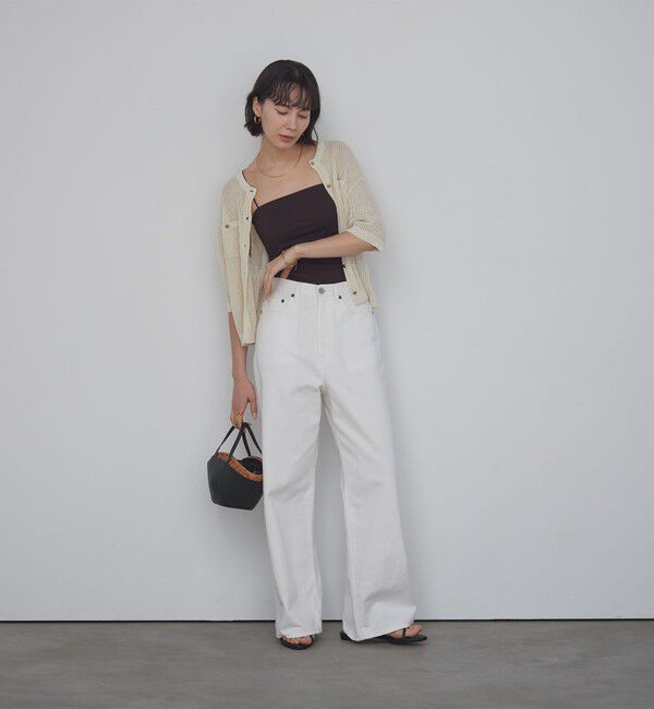 UNITED ARROWS green label relaxing「ベアトップキャミソール / カップインナー」|キャミソール|