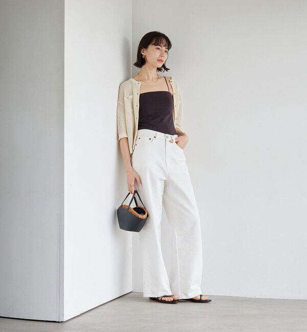 UNITED ARROWS green label relaxing「ベアトップキャミソール / カップインナー」|キャミソール|