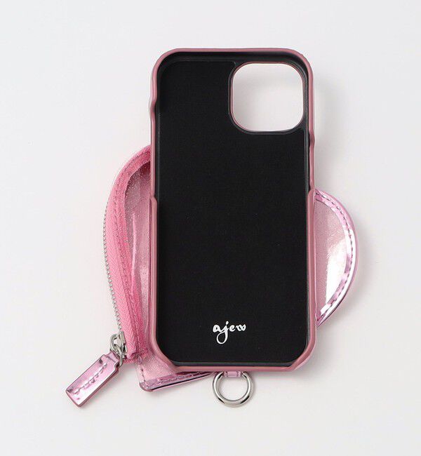 BEAUTY&YOUTH UNITED ARROWS「＜ajew＞PVC HEART PLANET POCKET iPhone15ケース」|モバイルケース|