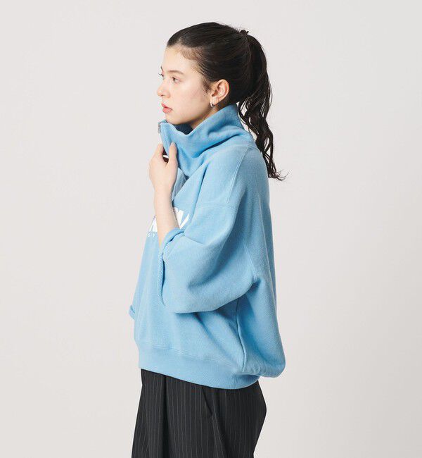 BEAUTY&YOUTH UNITED ARROWS「【別注】＜Americana＞ジップ ショートスリーブ スウェットプルオーバー」|スウェット・ジャージ|COBALT