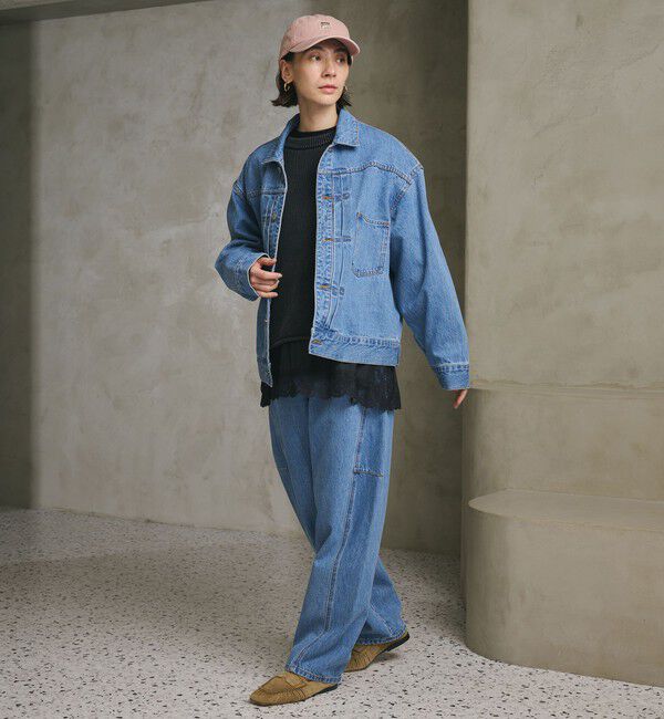 BEAUTY&YOUTH UNITED ARROWS「【WEB限定】カーブ デニムパンツ」|デニム|