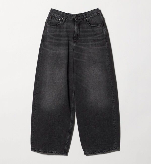 BEAUTY&YOUTH UNITED ARROWS「＜Won Hundred＞Lyon Slop Black W デニムパンツ」|デニム|BLACK