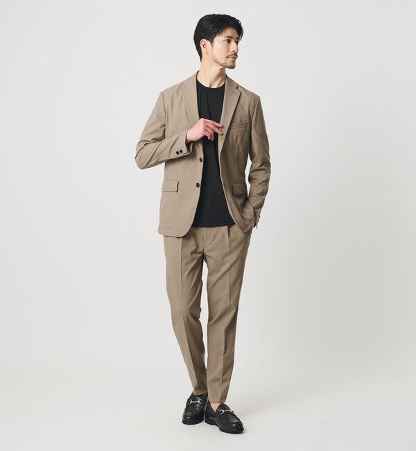 BEAUTY&YOUTH UNITED ARROWS「【WEB限定 WARDROBE SMART】ライト オックスフォード セットアップ/ジャケット＆イージーパンツ」|スーツ|BEIGE