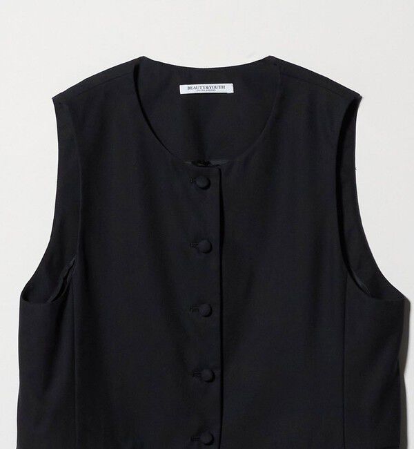 BEAUTY&YOUTH UNITED ARROWS「セルロースナイロンオックス クルーネック ベスト」|ベスト・ジレ|