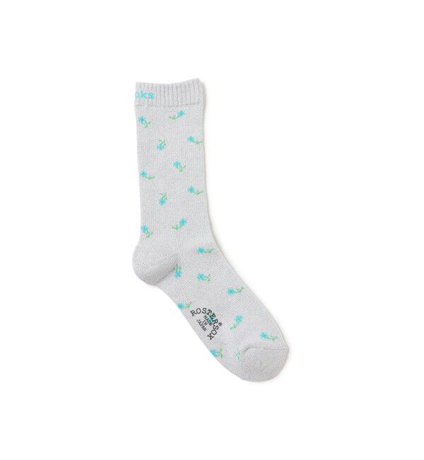 BEAMSBOY「【別注】ROSTER SOX / フラワー サーマル ソックス」|ソックス|SILVER