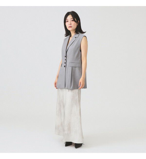 Ray BEAMS 「RBS / ヘリンボーン タック ジレ」|ベスト・ジレ|