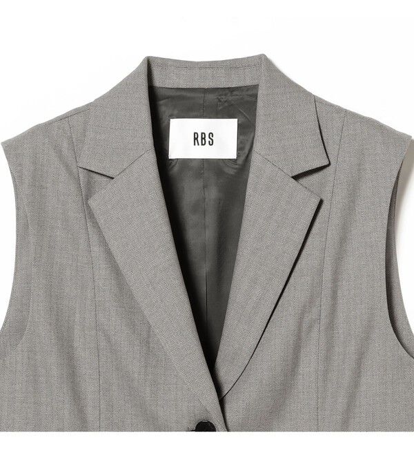 Ray BEAMS 「RBS / ヘリンボーン タック ジレ」|ベスト・ジレ|