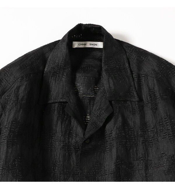 Demi-Luxe BEAMS 「CMMN SWDN / Ture オープンカラー シャツ」|ニット・セーター|