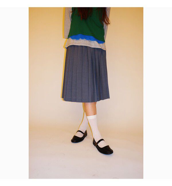 BEAMSBOY「ミックス プリーツ スカート」|スカート|T.GREY