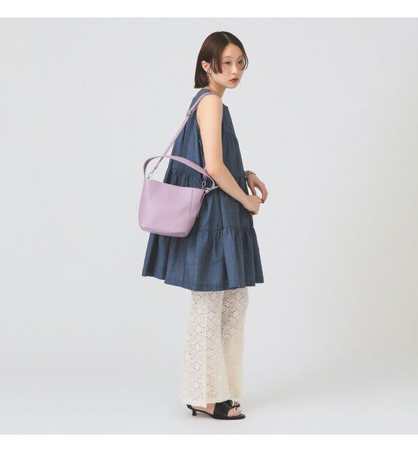 Ray BEAMS 「Gymphlex / ティアード ノースリーブ チュニック」|シャツ・ブラウス|