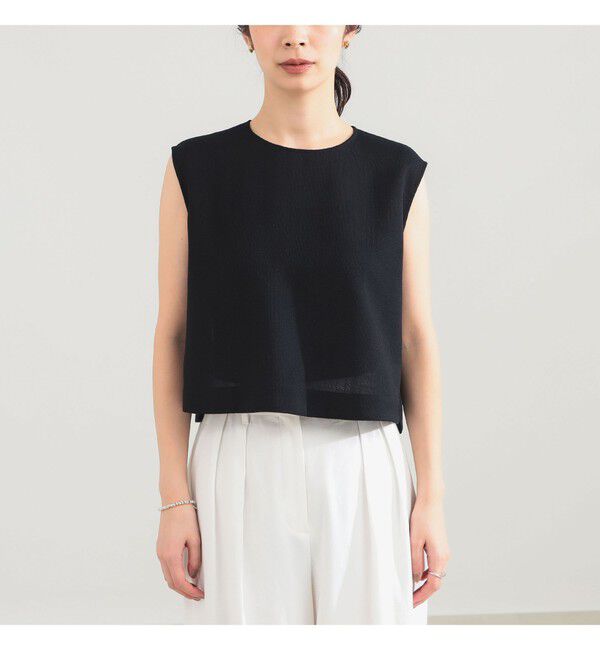 Demi-Luxe BEAMS 「AK+1 / クロップド ブラウス」|シャツ・ブラウス|