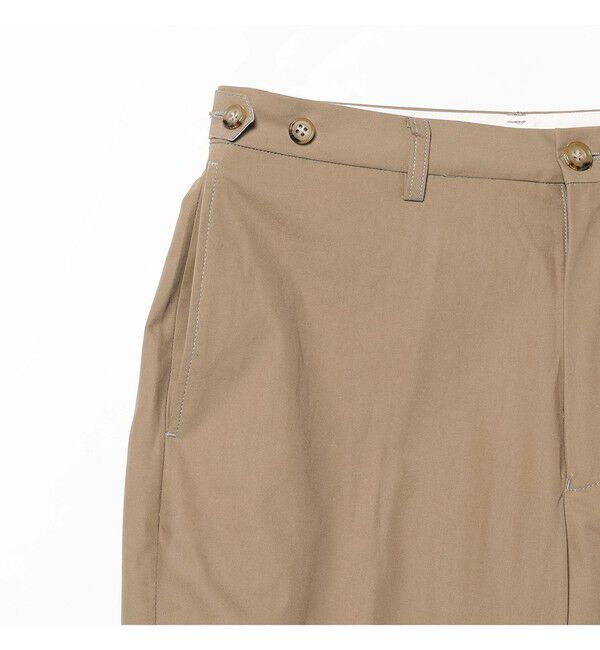 BEAMS PLUS「IVY Trousers Wide High Density COTTON」|チノ|