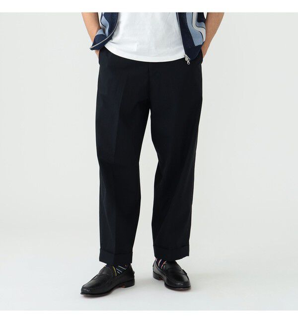 BEAMS PLUS「IVY Trousers Wide High Density COTTON」|チノ|