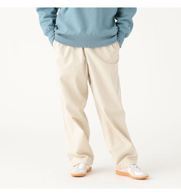 BEAMS「リラックスフィット ベーシック ツイル イージーパンツ」|チノ|